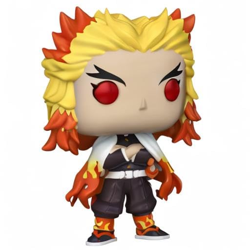 Funko Pop! Animation Demon Slayer - Rengoku - Figura de Vinilo Coleccionable 9,5 cm - Merchandising Oficial - Regalo Ideal para Fans del Anime y Coleccionistas Funko Pop! Animation Demon Slayer - Rengoku - Figura de Vinilo Coleccionable 9,5 cm - Merchandising Oficial - Regalo Ideal para Fans del Anime y Coleccionistas